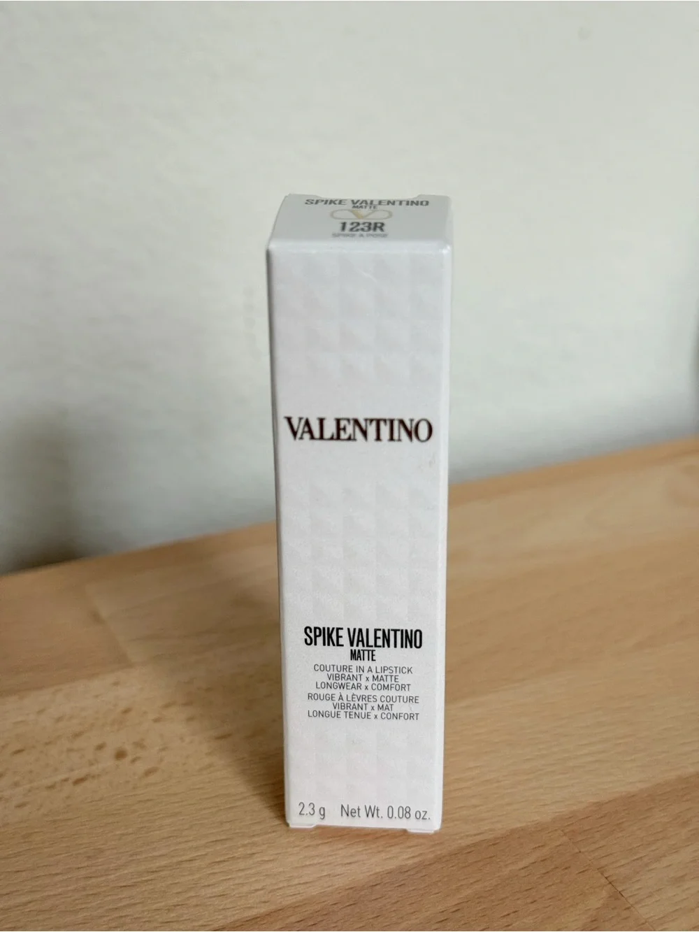 Valentino Spike Matte Lipstick - 123R Spike A Rose